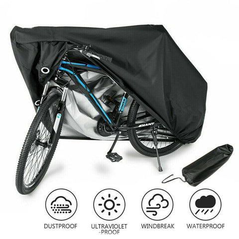 Darrahopens Sports & Fitness > Bikes & Accessories > Bicycle Parts Waterproof Bike Cover Heavy UV Rain Garage Bicycle Protection Storage