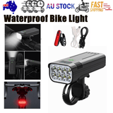Darrahopens Sports & Fitness > Bikes & Accessories > Bicycle Parts Waterproof Bike Light Set with Digital Battery Display Aluminum Alloy 360° Mount
