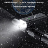 Darrahopens Sports & Fitness > Bikes & Accessories > Bicycle Parts Waterproof Bike Light Set with Digital Battery Display Aluminum Alloy 360° Mount