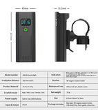 Darrahopens Sports & Fitness > Bikes & Accessories > Bicycle Parts Waterproof Bike Light Set with Digital Battery Display Aluminum Alloy 360° Mount