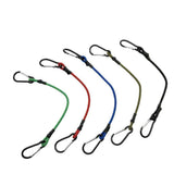 Darrahopens Sports & Fitness > Bikes & Accessories > Bicycle Stands & Storage 10 Pcs 36 Inch Carabiner Bungee Cord with Aluminum Alloy Hooks, Superior Elasticity  for Luggage Rack, Cargo, Hand Carts, Bike, Camping, Outdoor