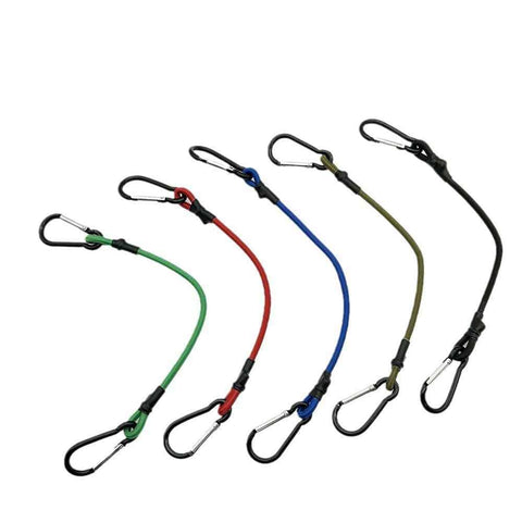 Darrahopens Sports & Fitness > Bikes & Accessories > Bicycle Stands & Storage 10 Pcs 36 Inch Carabiner Bungee Cord with Aluminum Alloy Hooks, Superior Elasticity  for Luggage Rack, Cargo, Hand Carts, Bike, Camping, Outdoor