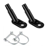 Darrahopens Sports & Fitness > Bikes & Accessories > Bicycle Stands & Storage 2 pack Bike Trailer Hitch Connector Coupler Bicycle Adapter for Children's Trailers,Cargo and Pet Bicycle Trailers,Black Adapter Accessories