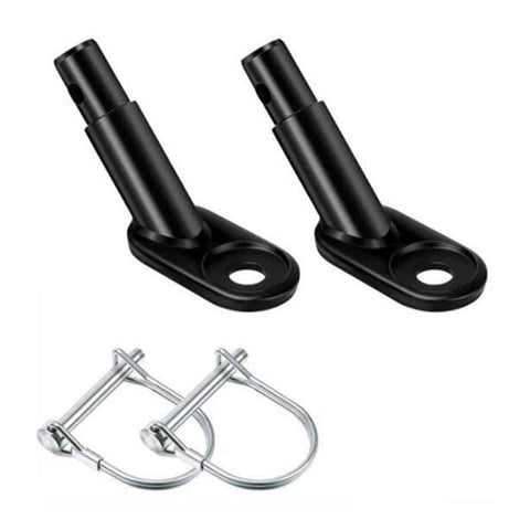 Darrahopens Sports & Fitness > Bikes & Accessories > Bicycle Stands & Storage 2 pack Bike Trailer Hitch Connector Coupler Bicycle Adapter for Children's Trailers,Cargo and Pet Bicycle Trailers,Black Adapter Accessories