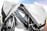 Darrahopens Sports & Fitness > Bikes & Accessories > Bicycle Stands & Storage 210D Waterproof Bike Cover with Lock Hole for Outdoor Storage - XL