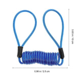Darrahopens Sports & Fitness > Bikes & Accessories > Bicycle Stands & Storage 3 Pcs Bicycle Lock Cable Disc Lock Reminder Motorcycle Bike Bicycle Cable Spring Antitheft Protection Handlebar Alarm Wire In Australia - Darrahopens