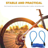 Darrahopens Sports & Fitness > Bikes & Accessories > Bicycle Stands & Storage 3 Pcs Bicycle Lock Cable Disc Lock Reminder Motorcycle Bike Bicycle Cable Spring Antitheft Protection Handlebar Alarm Wire In Australia - Darrahopens