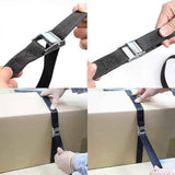 Darrahopens Sports & Fitness > Bikes & Accessories > Bicycle Stands & Storage 6 Pack Black Nylon Tie Down Straps with Zinc Alloy Lock (Black, 2m x 25mm) In Australia - Darrahopens