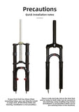 Darrahopens Sports & Fitness > Bikes & Accessories > Bicycle Stands & Storage Aluminium Alloy Bicycle Front Rack Carrier Heavy Duty Fork Mount Cargo Shelf for MTB Mountain Bike Disc and V-Brake Touring Black