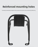 Darrahopens Sports & Fitness > Bikes & Accessories > Bicycle Stands & Storage Aluminium Alloy Bicycle Front Rack Carrier Heavy Duty Fork Mount Cargo Shelf for MTB Mountain Bike Disc and V-Brake Touring Black