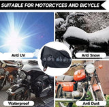 Darrahopens Sports & Fitness > Bikes & Accessories > Bicycle Stands & Storage Bicycle cover - Motorcycle cover - Waterproof, dustproof and UV-resistant cover - Bicycle rain cover - Bicycle protective cover - Waterproof bicycle garage cover - Outdoor bicycle protective cover - 200 x 100 cm (Black)
