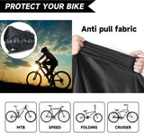 Darrahopens Sports & Fitness > Bikes & Accessories > Bicycle Stands & Storage Bicycle cover - Motorcycle cover - Waterproof, dustproof and UV-resistant cover - Bicycle rain cover - Bicycle protective cover - Waterproof bicycle garage cover - Outdoor bicycle protective cover - 200 x 100 cm (Black)