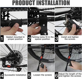 Darrahopens Sports & Fitness > Bikes & Accessories > Bicycle Stands & Storage Bicycle stand - Adjustable bicycle stand - Anti-wear stand Bicycle stand 20-27.5 inch wheels