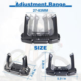 Darrahopens Sports & Fitness > Bikes & Accessories > Bicycle Stands & Storage Bicycle Wall Mount - Up to 60 kg Load Capacity - For Tires 27-83 mm - Space-Saving Suspension for Garage & Home