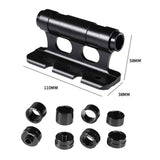 Darrahopens Sports & Fitness > Bikes & Accessories > Bicycle Stands & Storage Bike Fork Mount, Upgraded Quick Release Thru Axle Bicycle Fork Rack Block for Car Trucks Vans SUV Transport and Storage, Black