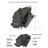 Darrahopens Sports & Fitness > Bikes & Accessories > Bicycle Stands & Storage Bike Seat Bag, Bicycle Saddle Bag Under Seat Cycling Seat Pack with Water Bottle Holder for Mountain Road Bikes Black