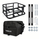 Darrahopens Sports & Fitness > Bikes & Accessories > Bicycle Stands & Storage Black bike rear rack, universal bike rack, bicycle cargo rack, bike storage, cycling accessories, Australia bike rack, rear rack for bike, durable bike rack