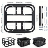 Darrahopens Sports & Fitness > Bikes & Accessories > Bicycle Stands & Storage Black bike rear rack, universal bike rack, bicycle cargo rack, bike storage, cycling accessories, Australia bike rack, rear rack for bike, durable bike rack