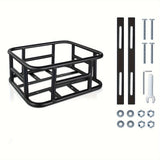 Darrahopens Sports & Fitness > Bikes & Accessories > Bicycle Stands & Storage Black bike rear rack, universal bike rack, bicycle cargo rack, bike storage, cycling accessories, Australia bike rack, rear rack for bike, durable bike rack