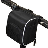 Darrahopens Sports & Fitness > Bikes & Accessories > Bicycle Stands & Storage Cycling Bike Bicycle Handlebar Bags Front Baskets Black with Rain Cover,  for and Folding Bikes Easy to Install for Essentials