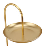 Darrahopens Sports & Fitness > Bikes & Accessories > Bicycle Stands & Storage Dessert Rack Fruit Stand Round 2 Tier Iron Display Holder for Party Wedding Birthday Home Gold In Australia - Darrahopens