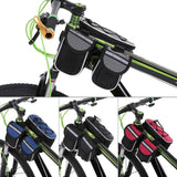 Darrahopens Sports & Fitness > Bikes & Accessories > Bicycle Stands & Storage Detachable Bicycle Front Frame Tube Crossbody Storage Bag Blue