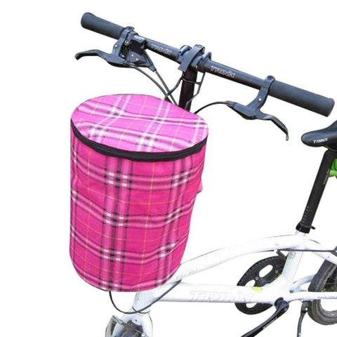 Darrahopens Sports & Fitness > Bikes & Accessories > Bicycle Stands & Storage Detachable Bike Bicycle Front Basket(Pink)