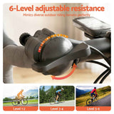 Darrahopens Sports & Fitness > Bikes & Accessories > Bicycle Stands & Storage Everfit Bike Trainer Stand Indoor Riding Bicycle 6 Level Cycling Home Gym Black