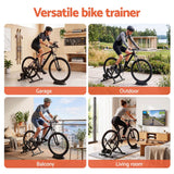 Darrahopens Sports & Fitness > Bikes & Accessories > Bicycle Stands & Storage Everfit Bike Trainer Stand Indoor Riding Bicycle 6 Level Cycling Home Gym Black