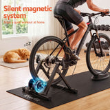 Darrahopens Sports & Fitness > Bikes & Accessories > Bicycle Stands & Storage Everfit Bike Trainer Stand Indoor Riding Bicycle 6 Level Cycling Home Gym Black