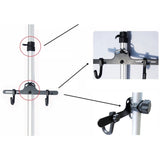 Darrahopens Sports & Fitness > Bikes & Accessories > Bicycle Stands & Storage Heavy Duty Aluminum Alloy 2 Bike Bicycle Hanger Parking Rack Storage Stand To 4M