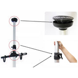 Darrahopens Sports & Fitness > Bikes & Accessories > Bicycle Stands & Storage Heavy Duty Aluminum Alloy 2 Bike Bicycle Hanger Parking Rack Storage Stand To 4M