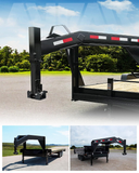 Darrahopens Sports & Fitness > Bikes & Accessories > Bicycle Stands & Storage Heavy-Duty Gooseneck Trailer Lock, Gooseneck Lock Fit for Heavy Trailers, Livestock Haulers and RVs - Black In Australia - Darrahopens
