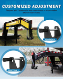 Darrahopens Sports & Fitness > Bikes & Accessories > Bicycle Stands & Storage Heavy-Duty Gooseneck Trailer Lock, Gooseneck Lock Fit for Heavy Trailers, Livestock Haulers and RVs - Black In Australia - Darrahopens