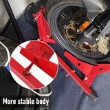Darrahopens Sports & Fitness > Bikes & Accessories > Bicycle Stands & Storage Heavy-Duty Motorcycle Motorbike Front Wheel Chock Lift Stand Vehicle Wheel Chock Clampsfor Trailer Transport 15"-21" Tires Standard Motorcycles