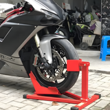 Darrahopens Sports & Fitness > Bikes & Accessories > Bicycle Stands & Storage Heavy-Duty Motorcycle Motorbike Front Wheel Chock Lift Stand Vehicle Wheel Chock Clampsfor Trailer Transport 15"-21" Tires Standard Motorcycles
