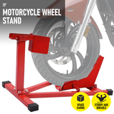 Darrahopens Sports & Fitness > Bikes & Accessories > Bicycle Stands & Storage Heavy-Duty Motorcycle Motorbike Front Wheel Chock Lift Stand Vehicle Wheel Chock Clampsfor Trailer Transport 15"-21" Tires Standard Motorcycles