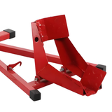 Darrahopens Sports & Fitness > Bikes & Accessories > Bicycle Stands & Storage Heavy-Duty Motorcycle Motorbike Front Wheel Chock Lift Stand Vehicle Wheel Chock Clampsfor Trailer Transport 15"-21" Tires Standard Motorcycles