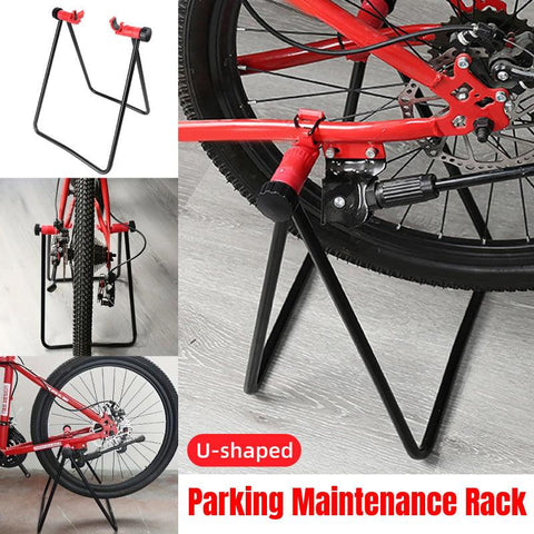 Darrahopens Sports & Fitness > Bikes & Accessories > Bicycle Stands & Storage Mountain Bike Triangle Stand Vertical Parking Rack Road Bicycle Storage Holder