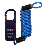 Darrahopens Sports & Fitness > Bikes & Accessories > Bicycle Stands & Storage Password Lock for Bike Bicycle Wire Lock for Daily Use Blue In Australia - Darrahopens
