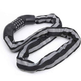Darrahopens Sports & Fitness > Bikes & Accessories > Bicycle Stands & Storage Reflective Black Keyless Bike Antitheft Coded Lock - Five Password Bicycle Cable Lock In Australia - Darrahopens