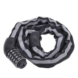 Darrahopens Sports & Fitness > Bikes & Accessories > Bicycle Stands & Storage Reflective Black Keyless Bike Antitheft Coded Lock - Five Password Bicycle Cable Lock In Australia - Darrahopens