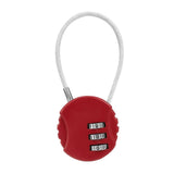 Darrahopens Sports & Fitness > Bikes & Accessories > Bicycle Stands & Storage Resettable Travel Cable Lock 3Digit Helmet Lock Multipurpose Electric Bicycle Lock Suitcase Luggage Lock Code Lock Cable -Red In Australia - Darrahopens