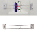 Darrahopens Sports & Fitness > Bikes & Accessories > Bicycle Stands & Storage RV Corner Storage Bar Stainless Steel Adjustable Steel Rod with Hook for Securing In Australia - Darrahopens