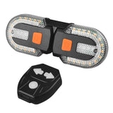 Darrahopens Sports & Fitness > Bikes & Accessories > Bicycle Stands & Storage Split Bicycle Rear Lights, USB Rechargeable Turn Signal Bike Taillights for Cycling, Cyclist Safety Warning Bike Light 5 Mode (Only One Remote Control)