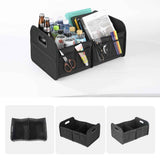 Darrahopens Sports & Fitness > Bikes & Accessories > Bicycle Stands & Storage Trunk Organizer For Sedan,Car Organizers and Storage, Waterproof Collapsible & Adjustable Straps,Sturdy Car Organization for Car Accessories, Tools,Sundries,2 Compartment（Black