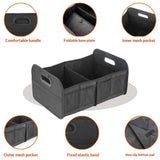 Darrahopens Sports & Fitness > Bikes & Accessories > Bicycle Stands & Storage Trunk Organizer For Sedan,Car Organizers and Storage, Waterproof Collapsible & Adjustable Straps,Sturdy Car Organization for Car Accessories, Tools,Sundries,2 Compartment（Black