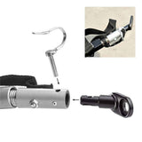 Darrahopens Sports & Fitness > Bikes & Accessories > Bicycle Stands & Storage Universal Bike Trailer Hitch Quick Release Steel Linker Bicycle Trailer Hitch Adapter Attachment（black）