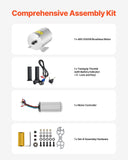 Darrahopens Sports & Fitness > Bikes & Accessories > Bicycle Stands & Storage VEVOR 2000W Electric Brushless DC Motor Kit - 48V 4300rpm Motor with Upgraded Speed Controller and Throttle Grip Kit for Go Karts E-Bike Motorcycle Scooter DIY