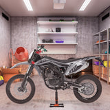 Darrahopens Sports & Fitness > Bikes & Accessories > Bicycle Stands & Storage VEVOR Dirt Bike Lift Stand, Motorcycle Jack Lift Stand 440 lbs Capacity and Hydraulic Lift Operation, Adjustable Height Hoist Table, for Dirt Pit Bike Repair, Maintenance, Dirt Bike Accessories